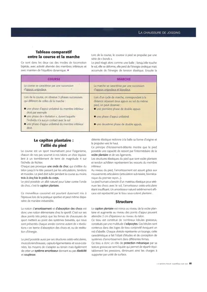 Article « La chaussure de jogging », page 19